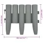 Garden edging 36 units PP gray 10 m by vidaXL, Garden edging and edging - Ref: Foro24-48621, Price: 38,59 €, Discount: %