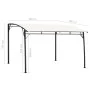 Cream garden parasol awning 3x3x2.55 m by vidaXL, Tents and gazebos - Ref: Foro24-47975, Price: 216,12 €, Discount: %