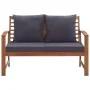 Muebles de jardín 4 piezas con cojines madera acacia maciza de vidaXL, Conjuntos de jardín - Ref: Foro24-47284, Precio: 400,5...