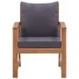 Muebles de jardín 4 piezas con cojines madera acacia maciza de vidaXL, Conjuntos de jardín - Ref: Foro24-47284, Precio: 400,5...