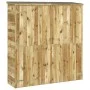 Cobertizo de herramientas madera pino maciza 163x50x171 cm de vidaXL, Cobertizos - Ref: Foro24-318198, Precio: 484,48 €, Desc...