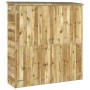 Geräteschuppen aus massivem Kiefernholz, 163 x 50 x 171 cm von vidaXL, Schuppen - Ref: Foro24-318198, Preis: 492,63 €, Rabatt: %