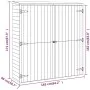 Cobertizo de herramientas madera pino maciza 163x50x171 cm de vidaXL, Cobertizos - Ref: Foro24-318198, Precio: 484,48 €, Desc...
