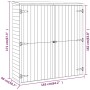 Geräteschuppen aus massivem Kiefernholz, 163 x 50 x 171 cm von vidaXL, Schuppen - Ref: Foro24-318198, Preis: 492,63 €, Rabatt: %