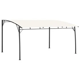 Cremefarbene Gartenschirmmarkise 4x3x2,55 m von vidaXL, Zelte und Pavillons - Ref: Foro24-47976, Preis: 244,13 €, Rabatt: %