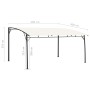 Toldo parasol de jardín color crema 4x3x2,55 m de vidaXL, Carpas y cenadores - Ref: Foro24-47976, Precio: 247,69 €, Descuento: %