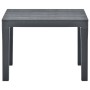 Bancos de jardín 2 unidades plástico gris antracita de vidaXL, Bancos de jardín - Ref: Foro24-48781, Precio: 71,45 €, Descuen...
