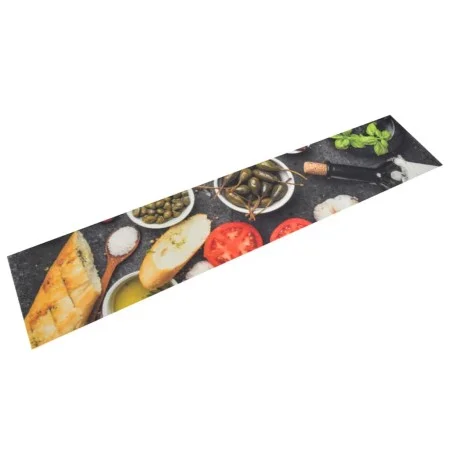 Küchenmatte, waschbar, Samt, Zeichnung, Wein, Abendessen, 60 x 300 cm von vidaXL, Fußmatten - Ref: Foro24-136554, Preis: 41,3...