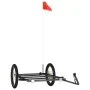 Remolque para bicicleta hierro negro 135x68x37 cm de vidaXL, Remolques para bicicletas - Ref: Foro24-94206, Precio: 79,22 €, ...