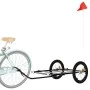 Remolque para bicicleta hierro negro 135x68x37 cm de vidaXL, Remolques para bicicletas - Ref: Foro24-94206, Precio: 79,22 €, ...