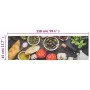 Waschbarer Küchenteppich Samt Wein Zeichnung Abendessen 45x150cm von vidaXL, Fußmatten - Ref: Foro24-136552, Preis: 24,02 €, ...