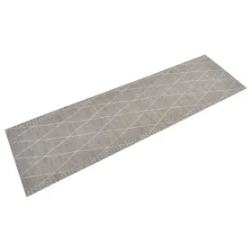 Waschbarer Küchenteppich aus Samt mit Rautenmuster, 45 x 150 cm von vidaXL, Fußmatten - Ref: Foro24-136564, Preis: 30,73 €, R...