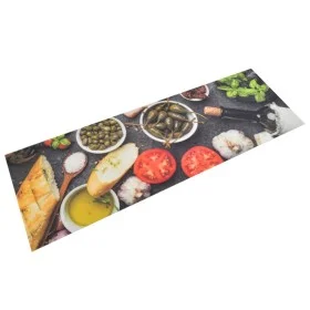 Küchenmatte, waschbar, Samt, Zeichnung, Wein, Abendessen, 60 x 180 cm von vidaXL, Fußmatten - Ref: Foro24-136553, Preis: 30,5...