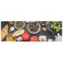 Küchenmatte, waschbar, Samt, Zeichnung, Wein, Abendessen, 60 x 180 cm von vidaXL, Fußmatten - Ref: Foro24-136553, Preis: 30,9...