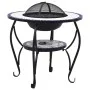 vidaXl Brasero de mosaico cerámica azul y blanco 68 cm de vidaXL, Chimeneas - Ref: Foro24-46724, Precio: 91,78 €, Descuento: %