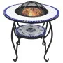 vidaXl Blau-weiße Keramik-Mosaik-Kohlenschale 68 cm von vidaXL, Kamine - Ref: Foro24-46724, Preis: 91,78 €, Rabatt: %