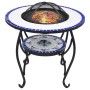 vidaXl Blau-weiße Keramik-Mosaik-Kohlenschale 68 cm von vidaXL, Kamine - Ref: Foro24-46724, Preis: 94,21 €, Rabatt: %