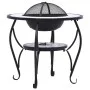 vidaXl Brasero de mosaico cerámica azul y blanco 68 cm de vidaXL, Chimeneas - Ref: Foro24-46724, Precio: 91,78 €, Descuento: %