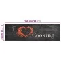Waschbare Samt-Küchenmatte Cooking schwarz 45x150 cm von vidaXL, Fußmatten - Ref: Foro24-136549, Preis: 22,01 €, Rabatt: %