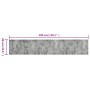Waschbarer Küchenteppich aus Samt in Betonoptik, 60 x 300 cm von vidaXL, Fußmatten - Ref: Foro24-136572, Preis: 68,85 €, Raba...