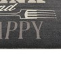 Alfombra de cocina lavable terciopelo negro 60x180 cm de vidaXL, Felpudos - Ref: Foro24-136559, Precio: 38,10 €, Descuento: %