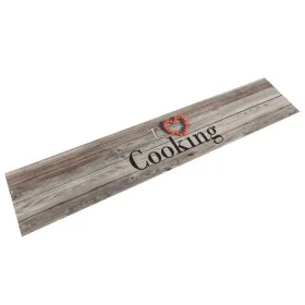 Waschbare Küchenmatte aus grauem Kochsamt, 60 x 300 cm von vidaXL, Fußmatten - Ref: Foro24-136548, Preis: 49,76 €, Rabatt: %
