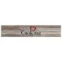 Waschbare Küchenmatte aus grauem Kochsamt, 60 x 300 cm von vidaXL, Fußmatten - Ref: Foro24-136548, Preis: 49,76 €, Rabatt: %