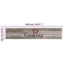 Alfombra de cocina lavable terciopelo Cooking gris 60x300 cm de vidaXL, Felpudos - Ref: Foro24-136548, Precio: 58,35 €, Descu...