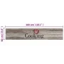 Waschbare Küchenmatte aus grauem Kochsamt, 60 x 300 cm von vidaXL, Fußmatten - Ref: Foro24-136548, Preis: 49,76 €, Rabatt: %