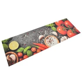 Waschbarer Küchenteppich Samt Gemüsezeichnung 60x180 cm von vidaXL, Fußmatten - Ref: Foro24-136538, Preis: 32,00 €, Rabatt: %