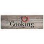 Alfombra de cocina lavable terciopelo cooking gris 60x180 cm de vidaXL, Felpudos - Ref: Foro24-136547, Precio: 34,50 €, Descu...