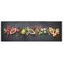 Alfombra de cocina lavable terciopelo dibujo especias 60x180 cm de vidaXL, Felpudos - Ref: Foro24-136541, Precio: 45,81 €, De...