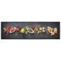 Küchenteppich waschbar Samt Zeichnung Gewürze 45x150 cm von vidaXL, Fußmatten - Ref: Foro24-136540, Preis: 25,41 €, Rabatt: %