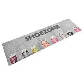 Alfombra de cocina lavable terciopelo dibujo zapatos 45x150 cm de vidaXL, Felpudos - Ref: Foro24-136561, Precio: 29,37 €, Des...