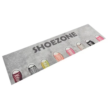 Alfombra de cocina lavable terciopelo dibujo zapatos 45x150 cm de vidaXL, Felpudos - Ref: Foro24-136561, Precio: 29,37 €, Des...