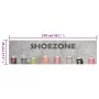 Alfombra de cocina lavable terciopelo dibujo zapatos 45x150 cm de vidaXL, Felpudos - Ref: Foro24-136561, Precio: 29,37 €, Des...