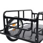 Fahrradanhänger aus schwarzem Stahl, 130 x 73 x 48,5 cm von vidaXL, Fahrradanhänger - Ref: Foro24-91770, Preis: 101,99 €, Rab...