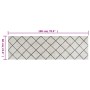 Quadratischer, waschbarer Küchenteppich aus Samt, 60 x 180 cm von vidaXL, Fußmatten - Ref: Foro24-136568, Preis: 43,56 €, Rab...