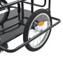 Remolque para bicicletas acero negro 130x73x48,5 cm de vidaXL, Remolques para bicicletas - Ref: Foro24-91770, Precio: 101,75 ...