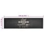 Waschbare Küchenmatte aus schwarzem Samt, 45 x 150 cm von vidaXL, Fußmatten - Ref: Foro24-136558, Preis: 29,37 €, Rabatt: %