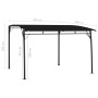 Toldo parasol de jardín gris antracita 3x3x2,55 m de vidaXL, Carpas y cenadores - Ref: Foro24-47978, Precio: 213,15 €, Descue...