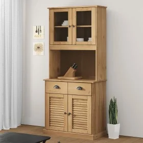 VIGO high sideboard solid pine wood 78x40x175 cm by vidaXL, Sideboards - Ref: Foro24-3188301, Price: 345,91 €, Discount: %