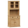 Aparador alto VIGO madera maciza de pino 78x40x175 cm de vidaXL, Aparadores - Ref: Foro24-3188301, Precio: 353,54 €, Descuent...