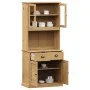 Aparador alto VIGO madera maciza de pino 78x40x175 cm de vidaXL, Aparadores - Ref: Foro24-3188301, Precio: 346,16 €, Descuent...