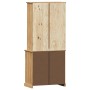 Aparador alto VIGO madera maciza de pino 78x40x175 cm de vidaXL, Aparadores - Ref: Foro24-3188301, Precio: 353,54 €, Descuent...
