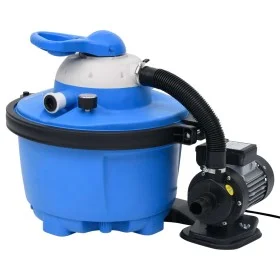 Blaue und schwarze Sandfilterpumpe 385x620x432 mm 200 W 25 L von vidaXL, Pool- und Spa-Filter - Ref: Foro24-92799, Preis: 171...