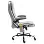 Silla de oficina de masaje piel de ante sintética gris claro de vidaXL, Sillas de oficina - Ref: Foro24-20578, Precio: 241,33...