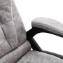 Hellgrauer Massage-Bürostuhl aus Wildlederimitat von vidaXL, Bürostühle - Ref: Foro24-20578, Preis: 245,99 €, Rabatt: %