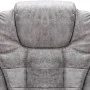 Silla de oficina de masaje piel de ante sintética gris claro de vidaXL, Sillas de oficina - Ref: Foro24-20578, Precio: 241,33...
