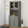 VIGO hohes Sideboard aus massivem grauem Kiefernholz 78x40x175 cm von vidaXL, Sideboards - Ref: Foro24-3188303, Preis: 330,87...
